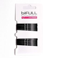 BIFULL Clip Ondulado Negro 51 mm 18 UDS, Estandar