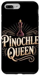 Pinochle Queen Fun Casual Card Game Case for iPhone 7 Plus/8 Plus