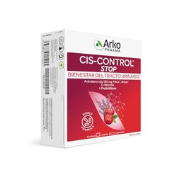 Arkopharma Ciscontrol Stop 15 Sobres Con Probióticos, Bienestar Urinario y Cistitis, Acción en 5 Días, Arándano Rojo, D-manosa, Brezo