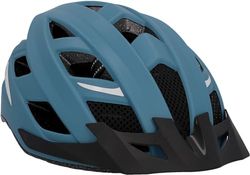FISCHER Urban Plus Chicago Fietshelm voor volwassenen, stadshelm met geïntegreerd led-achterlicht, blauw, L/XL, 58-61 cm