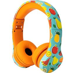 Snug Play+ Kids Headphones with Volume Limiting for Toddlers (Boys/Girls) - Fruits