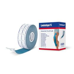 Leukotape® K Bande adhésive élastique 5 m x 2,5 cm Bleu