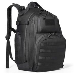 VEVOR Taktiskt paket, 40 L militärpaket med Molle-design och laptopfack, vattentätt taktiskt paket för män, arméväska dagspaket för camping, vandring, gym