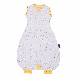 ClevaMama - 3 en 1 Saco de Dormir para Bebés 100% Algodón - 1 tog - Amarillo, (0-9 Meses)