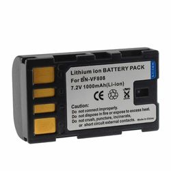 Amsahr Bateria de substituição digital para câmara e câmara de vídeo JVC BN-VF808, BN-VF808U