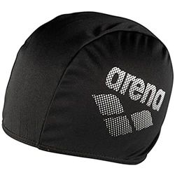 Arena Mixte bébé Polyester II Jr Bonnets de Bain, Noir, Taille Unique EU