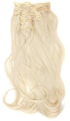 Love Hair extensions Thermofibre Silky straight 10 Piece Full Head set 45,7 cm