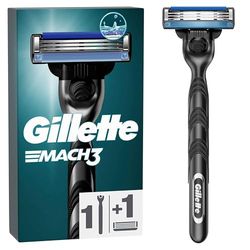 Gillette Mach3 - Maquinilla de afeitar para hombre, 1 cuchilla de repuesto