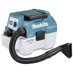 Makita DVC750LZX3 Aspirador inalámbrico de 18 V (sin batería, sin Cargador), Acrylic