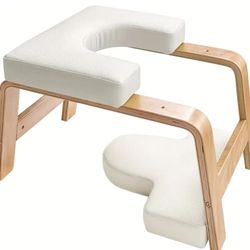 FFitness Yoga Headstand Taburete para el Hogar Banco de Inversiones Headstand Chair de Madera Silla Inversión Robusta Banco Sirsasana
