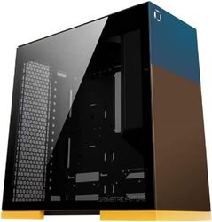 Geometric Future M8 Celluloid Mid Tower PC-behuizing, verticaal luchtkanaalontwerp, ondersteuning voor EATX/ATX MB, USB 3.1 type C, 420/360 radiator, verticale GPU-houder, GEO-M8-CEL