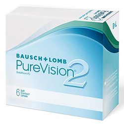 PureVision 2 HD Lenti a Contatto Correttive Mensili, 6 Lenti, BC 8.6 mm, DIA 14 mm, -3.0 Diopt