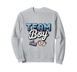Team Boy Gender Reveal Baby Shower rosa o blu Felpa