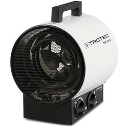 TROTEC Aquecedor elétrico TDS 20 R, 3000 W, 3 níveis de aquecimento, termostato integrado, anti-sobreaquecimento, portátil