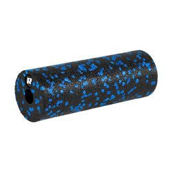 Rebel Mini rullo massaggiante - rullo in schiuma liscio 5 x 15 cm colore nero e blu materiale EPP RBA-3053-15