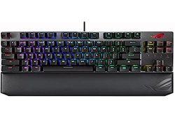 ASUS ROG Strix Scope NX TKL Deluxe 80% Tastiera Gaming USB, Meccanica, Switch ROG NX Rossi, RGB, Tasti ABS, Cavo USB Rimovibile, Xcurrate CTRL, Tasto Stealth, Poggiapolsi, Macro, Layout Italia, Nero