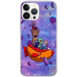 ERT GROUP mobiltelefonfodral för Iphone 13 PRO MAX originalt och officiellt licensierat Marvel mönster Guardians of the Galaxy 010 Vit optimalt anpassad, fodral tillverkad av TPU-plast