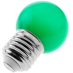 PrimeMatik - Lampadina LED G45 0,5W 230VAC E27 Luce Verde