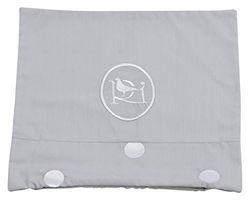 Colección Rosabel Damaris -wieg kussensloop kleur grijs en wit