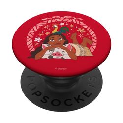 Disney Princess Moana Hei Hei and Pua Holiday Red PopSockets PopGrip Interchangeable