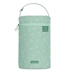 Miniland Thermibag Double koeltas voor thermosflessen en flessen, thermo-tas voor flessen en dranken, draagtas met handgreep, ritssluiting en extra isolatie (Eco-Thermibag)