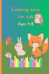 Coloring book for kids ages 4-8