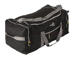 Bo-Camp Unisex's grote duffeltas, Zwart, 184 liter