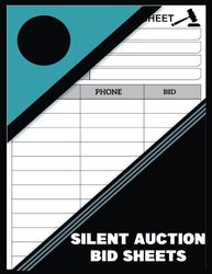 Silent Auction Bid Sheets: Fundraising Event Organizer Log Book Silent Auction Bid Sheets Duplicate, Auction Bid Tracker Book | Auction Bidding Forms Organizer