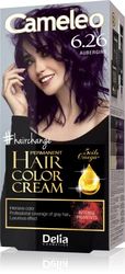 Delia Cameleo Crème colorante permanente avec oméga Plus Aubergine 6,26
