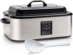 Master Massage Hot Stone verwarmingstoestel verwarmer met digitale controle-eenheid en temperatuurweergave incl. pollepel 18 liter