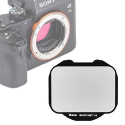 Kase Filtro a clip per diffusione da 1/4 per fotocamera mirrorless full frame Sony A7III A7IV A7RIV A7C, filtro effetto cinematografico Mist Dream per video/vlog/fotografia di ritratto