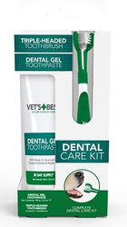 Vet's Best Kit gel dentifricio per cani per pulire i denti e rinfrescare l'alito