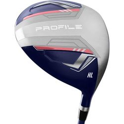 Wilson Profile Donna Singolo Driver, Blu Navy/Rosa, Standard
