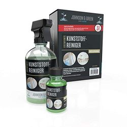 Greenpower Nettoyant pour plastique jusqu'à 3 litres, est un puissant nettoyant pour plastique, PVC, nicotine, fenêtres, meubles de jardin