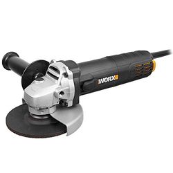 WORX Moedor de 125 mm 800 W | WX713 | Escovas auto-desconectantes, grelhas removíveis, bloqueio de eixo