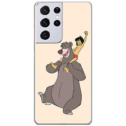 ERT GROUP etui na telefon Samsung S21 ULTRA, case oryginalny i oficjalnie licencjonowany przez Disney, wzór Jungle Book 002, optymalnie dopasowane, plecki z TPU