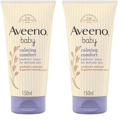 Aveeno Baby Calming Comfort Bedtime Lotion, 150 ml (Pack of 2)
