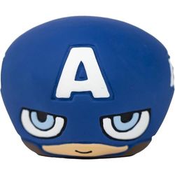 CERDÁ LIFE'S LITTLE MOMENTS Marvel-Hundespielzeug, blau, Design Captain America, Größe 8 x 7 x 8 cm, Hundespielzeug aus Latex, Originalprodukt, entworfen in Spanien