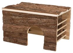 Trixie Natural Living Ila Maison avec Grille à Foin 40 x 25 x 29 cm