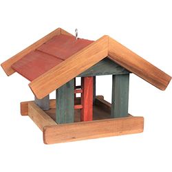 Casetta per uccelli, dimensioni: 31 x 28 x 22 cm, in pino FSC 100%