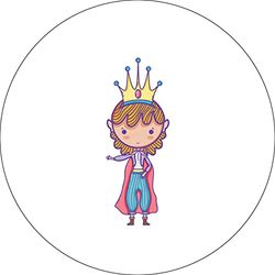 Bonateks, Round Digital Printed Mouse Pad, Non-Slip Base, for Office and Home, Diameter:22cm