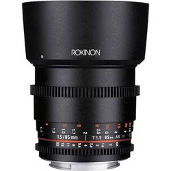 Rokinon Cinema DS DS85M-C 85 mm T1,5 AS IF UMC lente de armação completa cinema para Canon EF