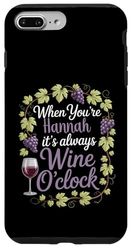 HANNAH Personalized Women's Gift Custom HANNAH Case for iPhone 7 Plus/8 Plus