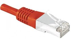 Dexlan 1,64ft Cat6A RJ45 FTP Patch Cable - Red
