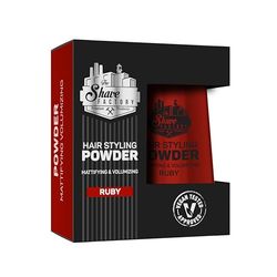 The Shave Factory Shaping Powder (20 g, rubino) - Aggiunge volume, consistenza e una finitura opaca - Aspetto naturale senza lucentezza - Perfetto per uomini e donne - Tutti i tipi di capelli