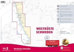 Sportbootkarten Satz 3: Westküste Schweden (Ausgabe 2024/2025): Strömstad - Göteborg - Kullen