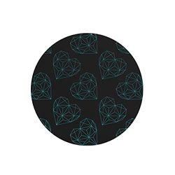 Questo Casa, Round Digital Printed Mouse Pad, Non-Slip Base, for Office and Home, Diameter:22cm