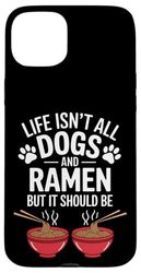 Cani E Ramen Divertente Ramen Custodia per iPhone 15 Plus