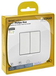 Vimar 0K03906.06 draadloze schakelaarset voor Philips Friends of Hue Serie Arké Round Geen batterijen nodig