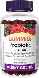 Webber Naturals Probiotic 5 Billion Berry 60 Gummies